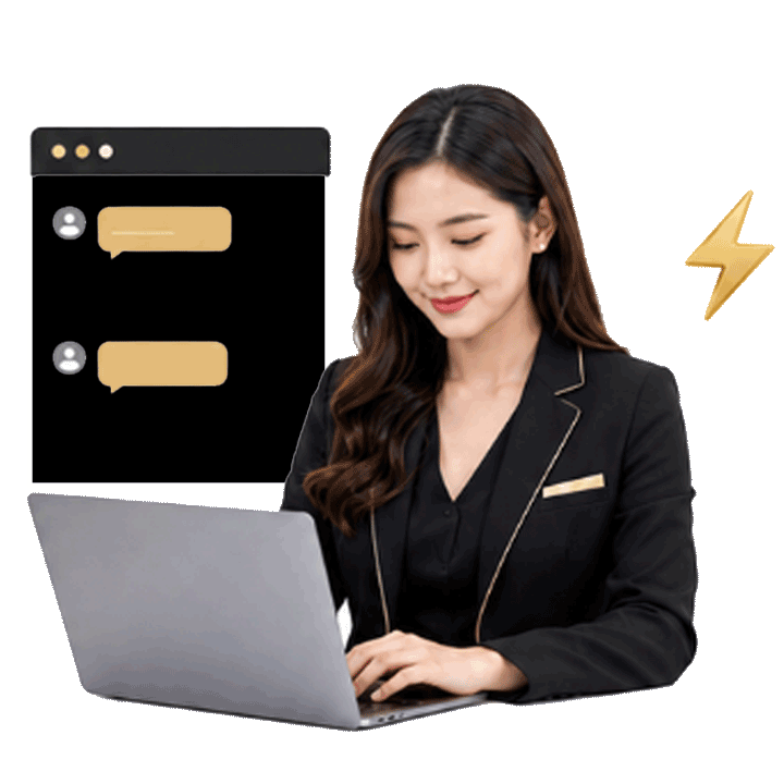 ข้อความสดหน้าเว็บหลัก (Live Chat) รับคำตอบทันใจ