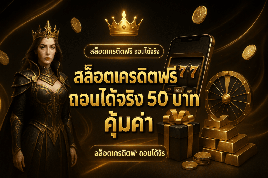 สล็อตเครดิตฟรี ถอนได้จริง